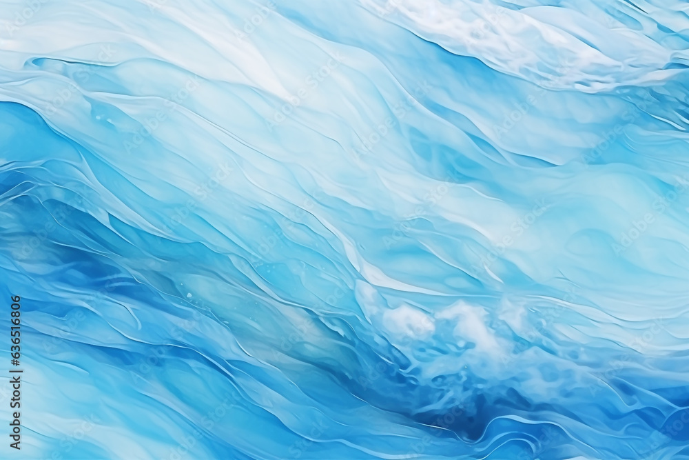 Abstract water ocean wave, blue, aqua, teal texture Generative AI Abstract water ocean wave, blue, aqua, teal texture Generative AI