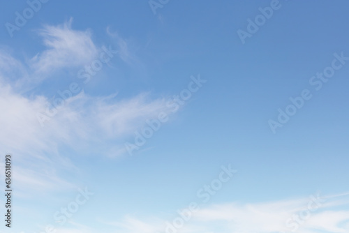 Summer blue sky cloud gradient light white background. Beauty clear cloudy in sunshine calm bright winter air bacground. Gloomy vivid cyan landscape in environment day horizon skyline view spring wind