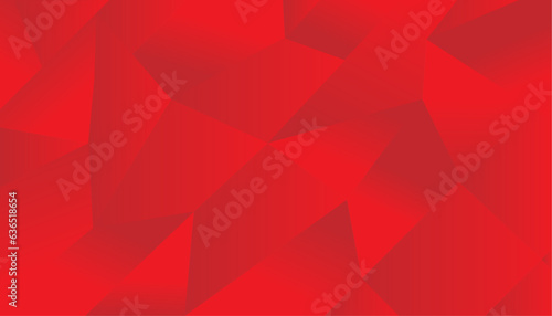 Vector red polygon abstract polygonal geometric triangle background
