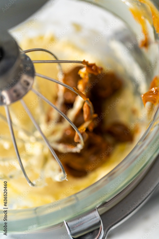 Fototapeta premium Dulce de leche buttercream frosting