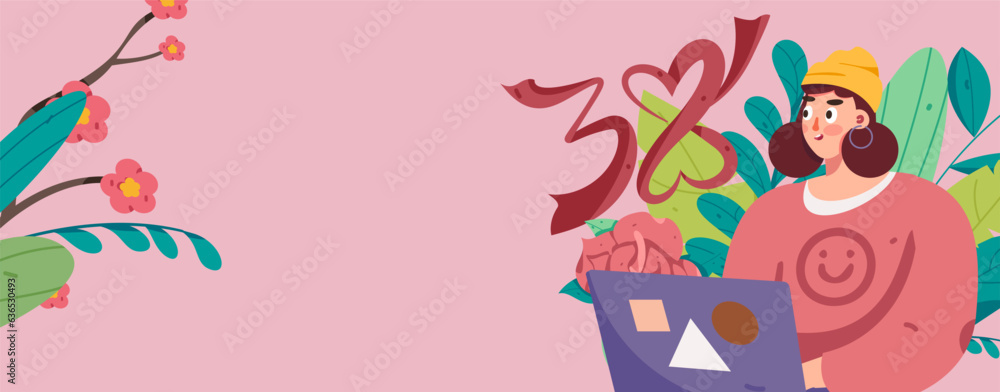 3.12 International Women's Day professional women flat character vector concept operation hand drawn illustration
3.12 International Women's Day professional women flat character vector concept operation hand drawn illustration