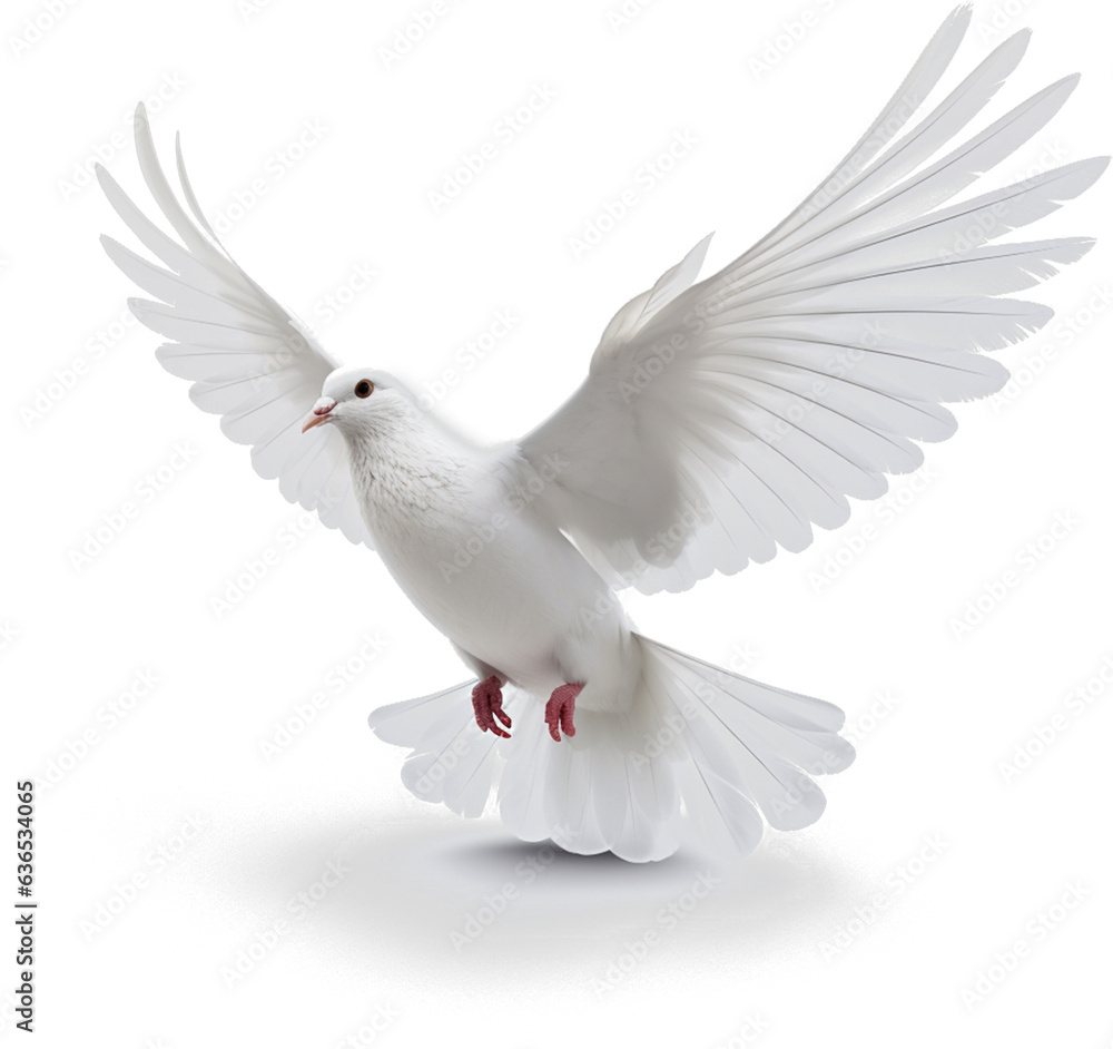 white dove isolated on white white dove isolated on white