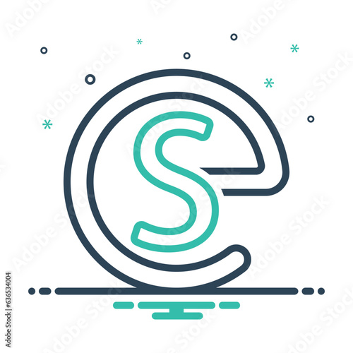 Mix icon for es initial