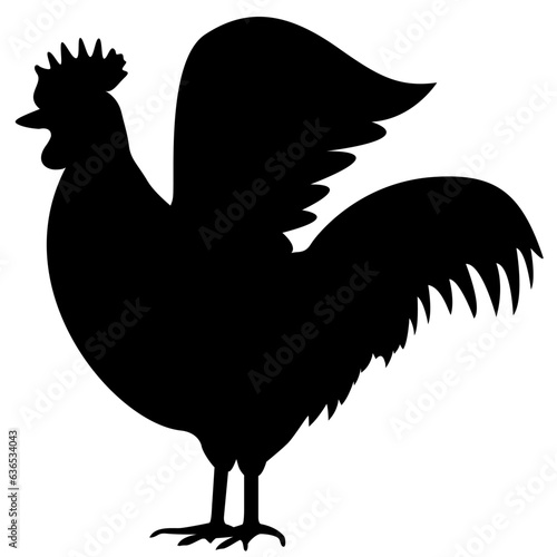 鶏のシルエット（養鶏）