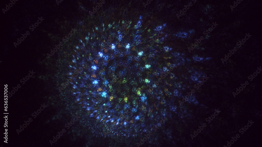 3D rendering abstract round hole light background 3D rendering abstract round hole light background