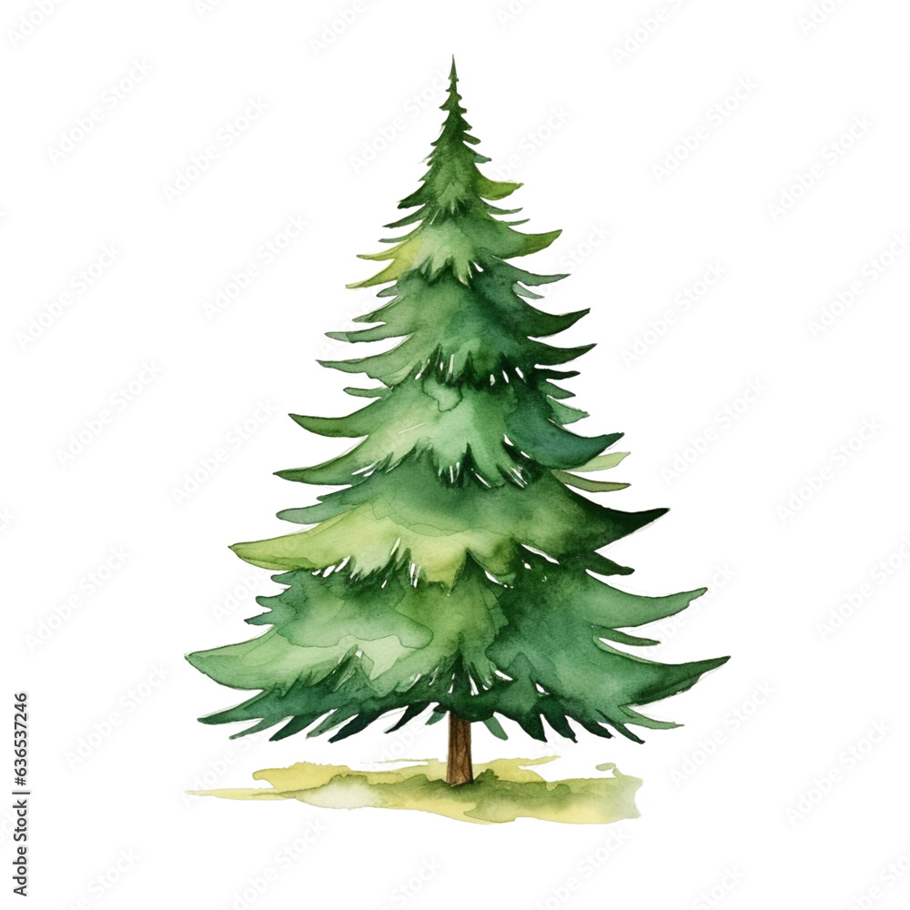 christmas tree illustration for the Christmas festival christmas tree illustration for the Christmas festival