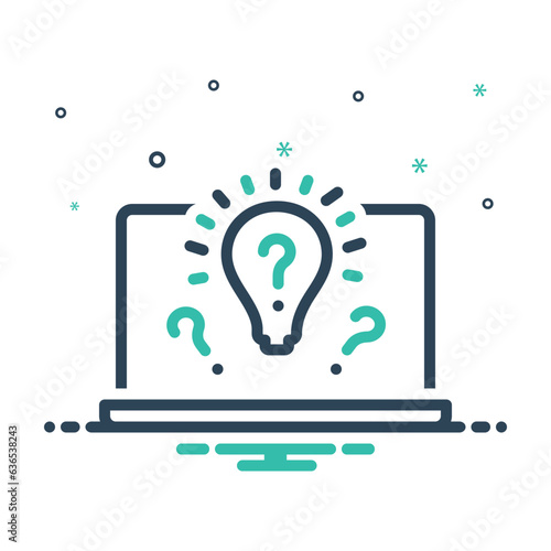 Mix icon for quiz  