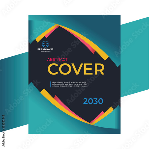 creative  annual report business flyer template