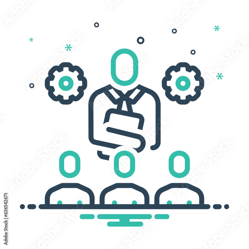 Mix icon for supervisor  