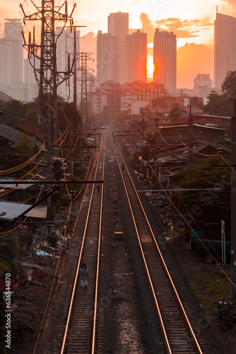 Railway in Jakarta 