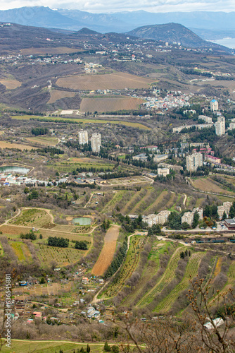 City within a city, summer. View from above. © Prikhodko