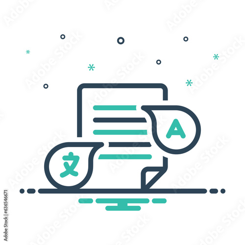 Mix icon for translated 