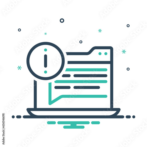 Mix icon for disclaimer 