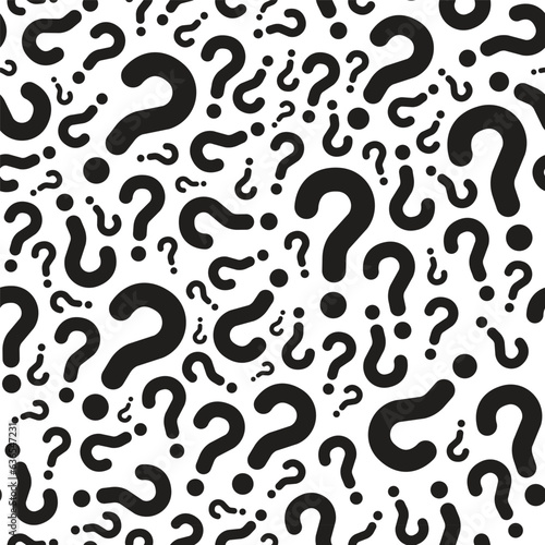 random black question mark pattern for white background, mystery box photo