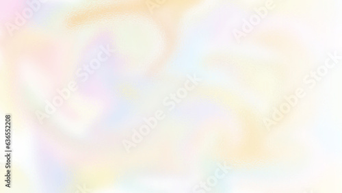 Close-up of ethereal pastel neon pink, purple, lavender, mint holographic metallic foil background. Abstract modern curved blurred surreal futuristic disco, rave, techno, festive dreamlike backdrop