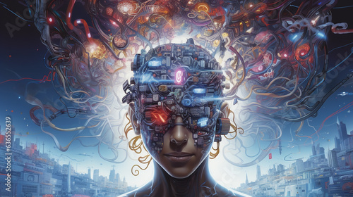 Radical Authenticity: A Dreamy Confluence of Human Mind and AI in a Diverse Cyberspace Realm