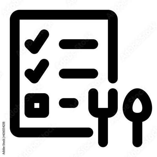 Meal Plan Icon