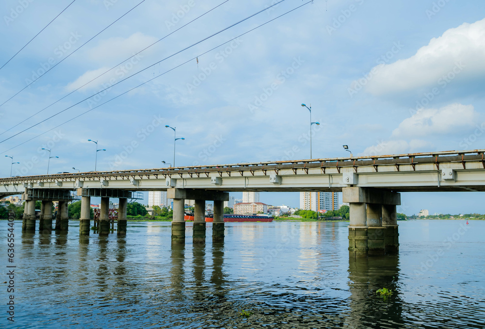 View Of Binh Trieu Bridge Across Saigon River.