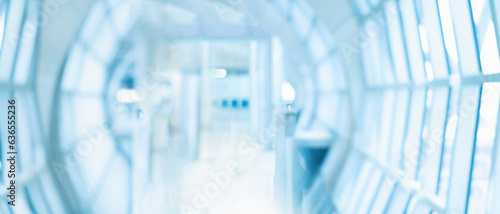 blurred medical hospital and science technology background.