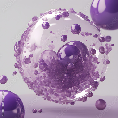 cristal bubbles a soft purpple palette photo