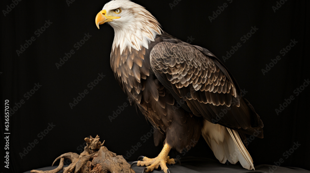 Obraz premium Mature American Bald Eagle, Portrait of wildlife