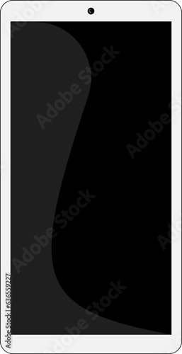 일반 스마트폰 벡터 일러스트