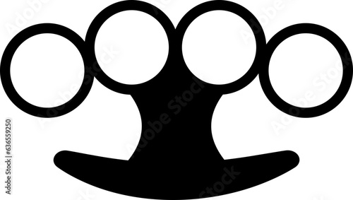 너클 실루엣 벡터 일러스트