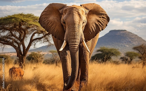 African Elephant. AI © Muhammad