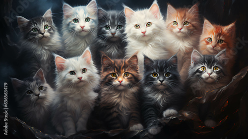 Kittens on Christmas © Montana Photo&Design