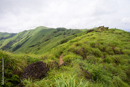 Mountain view of Devaramane hill Karnataka india. photo