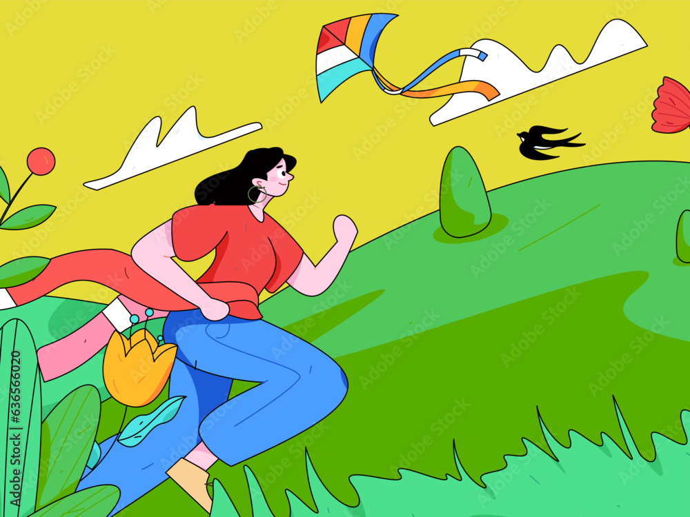 Vector internet operation illustration of people exercising and running healthy
Vector internet operation illustration of people exercising and running healthy