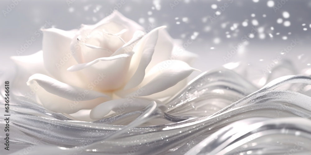 Beautiful flower on bokeh background with copy space. Аbstract background with bokeh defocused lights. Glittering lights background. 3D rendering
Beautiful flower on bokeh background with copy space. Аbstract background with bokeh defocused lights. Glittering lights background. 3D rendering