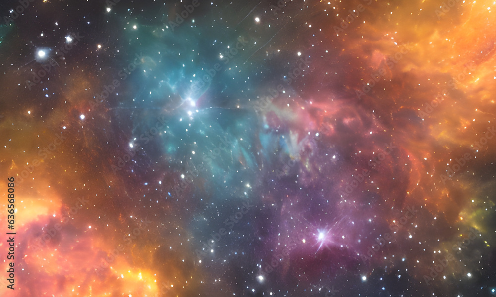 Obraz premium Space Nebula Illustrator