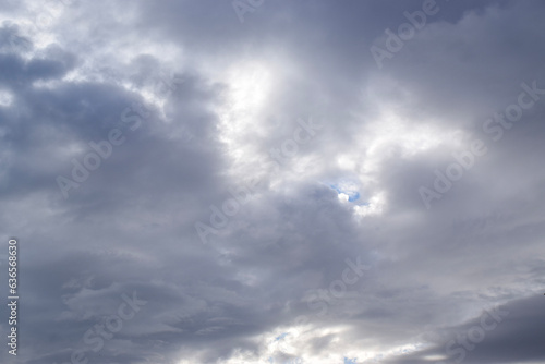 Fototapeta Naklejka Na Ścianę i Meble -  Grey clouds in the sky
