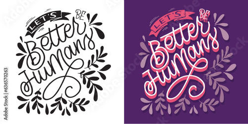 Cute motivation hand drawn doodle lettering postcard. Lettering for print, t-shirt design, tee design, mug pring, bag label