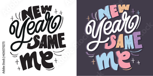 Cute motivation hand drawn doodle lettering postcard. Lettering for print, t-shirt design, tee design, mug pring, bag label