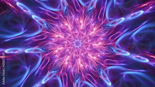 Imploding star rebirth, endless loop of renewing life and recycling energy flow, spiritual awakening, intricate flowing geometric mandala patterns, abstract visual ecstasy of hypnotic color swirls.