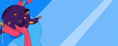 Vector internet operation illustration of people exercising and running healthy
