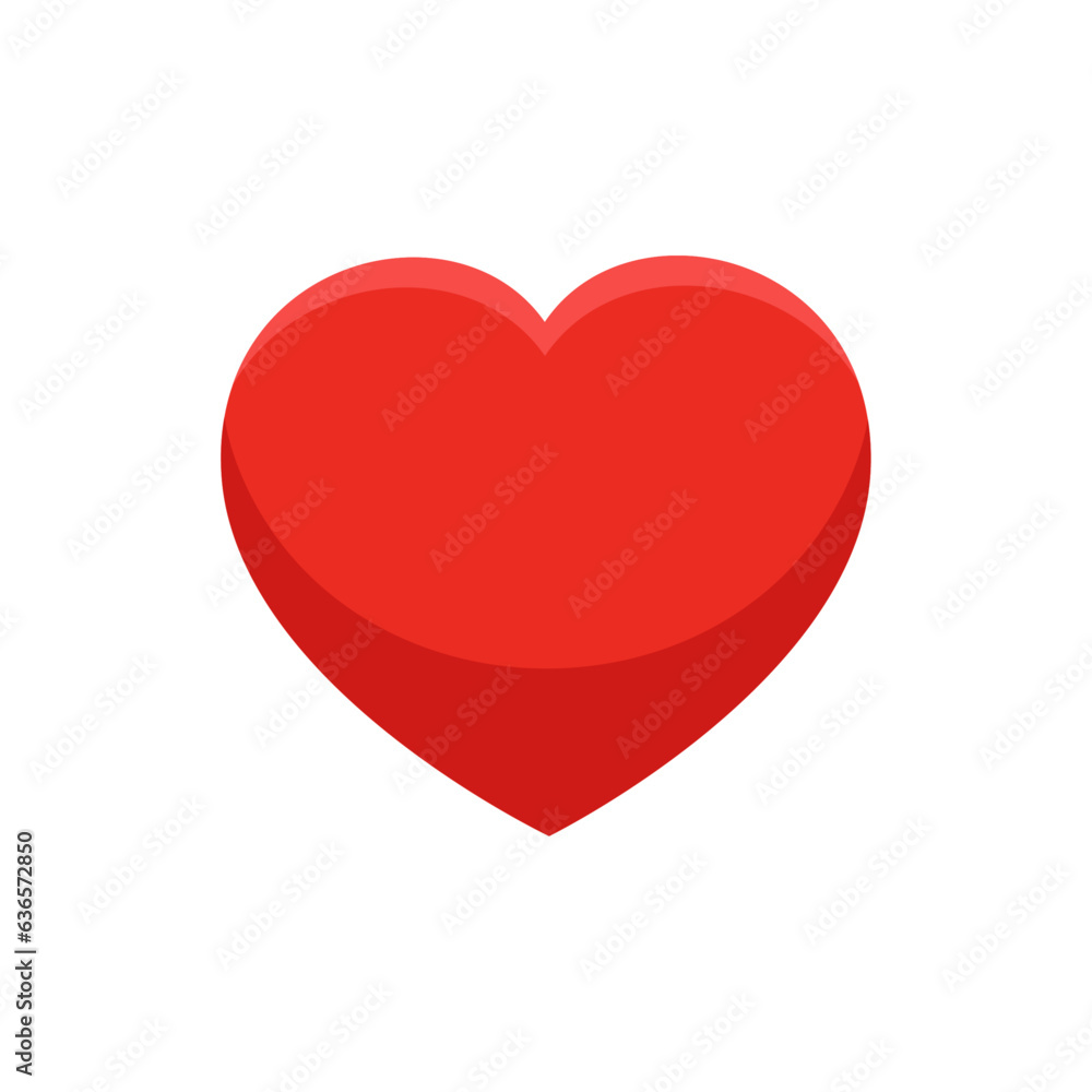Vector heart on white background Vector heart on white background