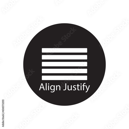 align icon vector