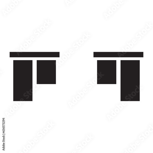 align icon vector