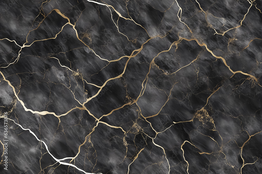 Black and golden marble  texture