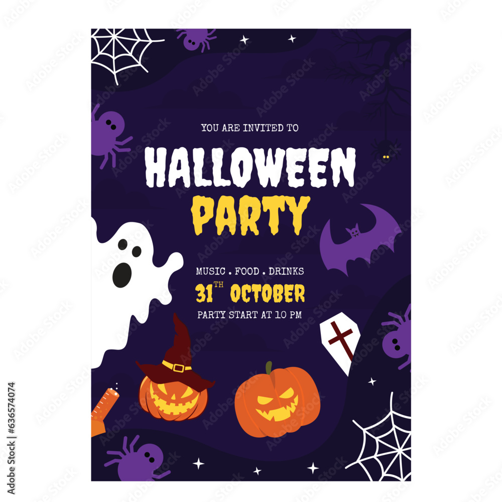 halloween party vector illustration design