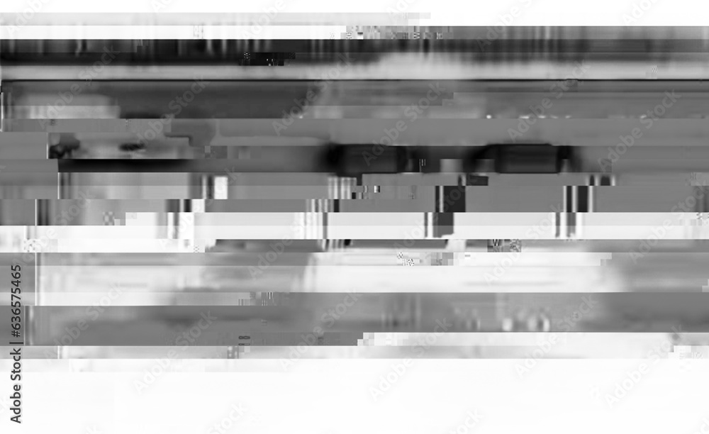 Glitch noise distortion of broken video transparent backgrounds, VHS ...