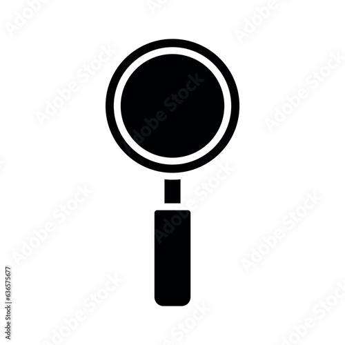 magnifier sign symbol vector glyph color icon