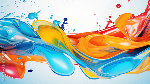 Colourfull liquid water