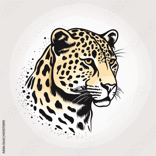 Logo vector illustration of an Leopard