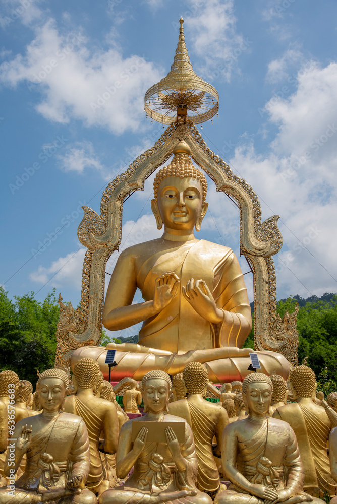 Phuttha Utthayan Makha Bucha Anusorn (Buddhism Memorial Park) is the most famous landmark in Nakorn Nayok, Thailand Phuttha Utthayan Makha Bucha Anusorn (Buddhism Memorial Park) is the most famous landmark in Nakorn Nayok, Thailand