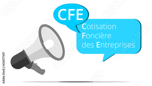 Mégaphone CFE - Cotisation Foncière des Entreprises photo