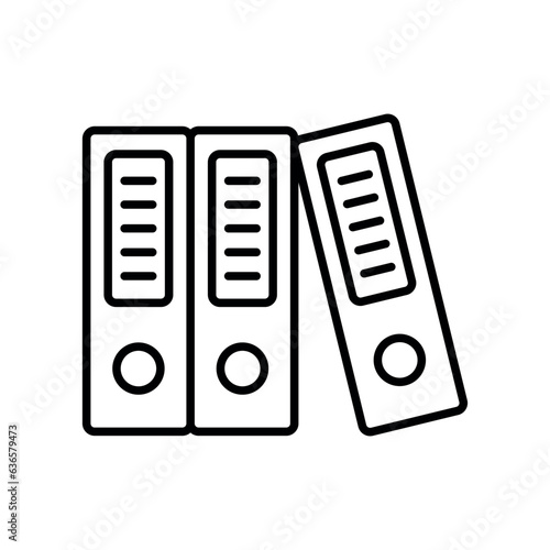 binder sign symbol vector glyph color icon